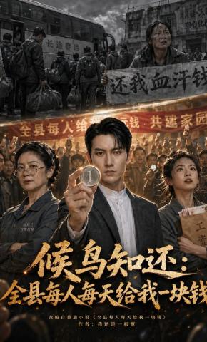 短剧《候鸟知还：全县每人每天给我一块钱》海报