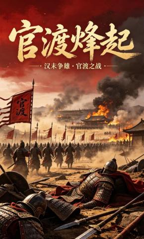 短剧《官渡烽起》海报