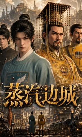 短剧《蒸汽边城》海报