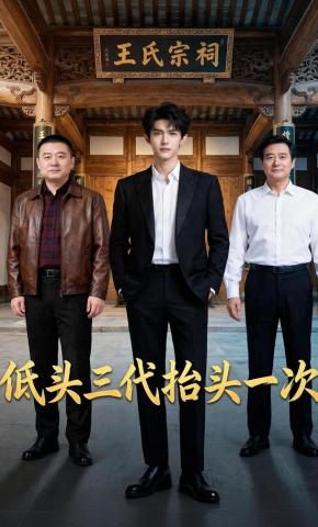 短剧《低头三代抬头一次》海报