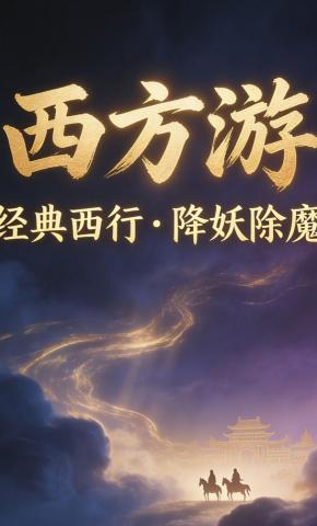 短剧西方游海报