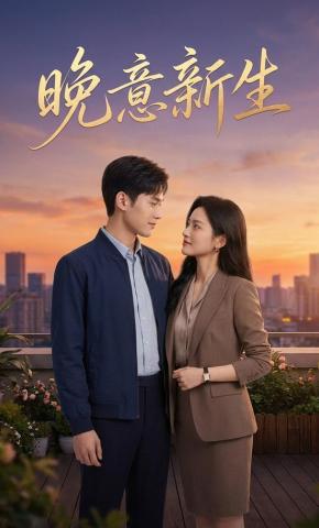短剧《晚意新生》海报