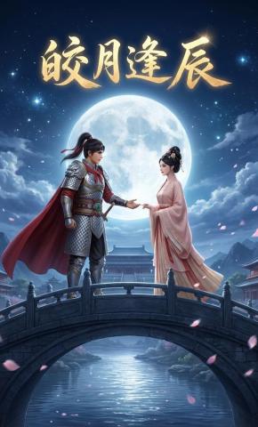 短剧《皎月逢辰》海报