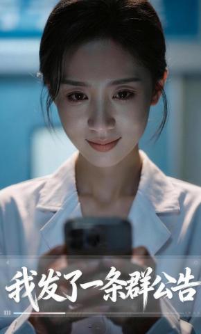 短剧《我发了一条群公告》海报