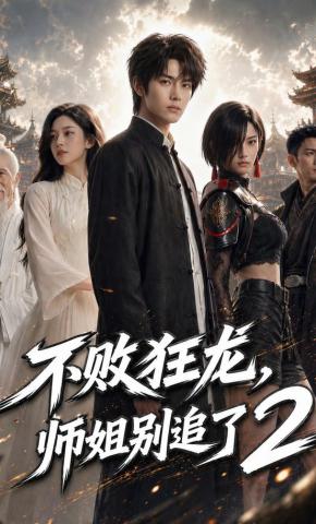 短剧《不败狂龙，师姐别追了2》海报