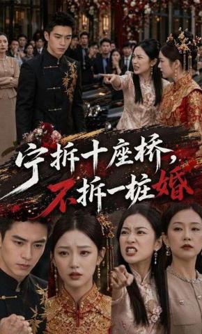 短剧《宁拆十座桥，不拆一桩婚》海报