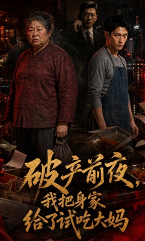 短剧《破产前夜，我把身家给了试吃大妈》海报
