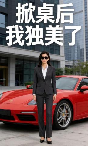短剧《掀桌后我独美了》海报