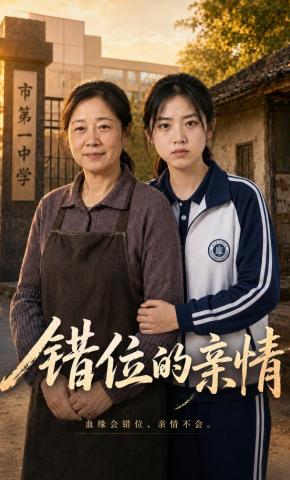 短剧《错位的亲情》海报