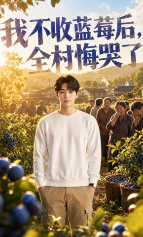 短剧《我不收蓝莓后，全村悔哭了》海报