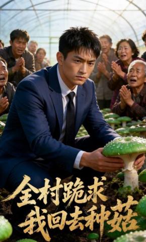 短剧《全村跪求我回去种菇》海报