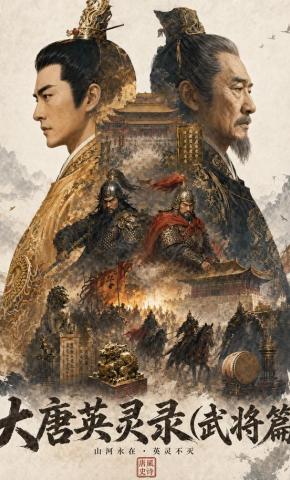 短剧《大唐英灵录》海报