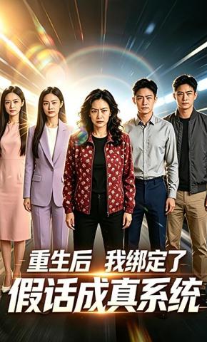 短剧《重生后，我绑定了假话成真系统》海报