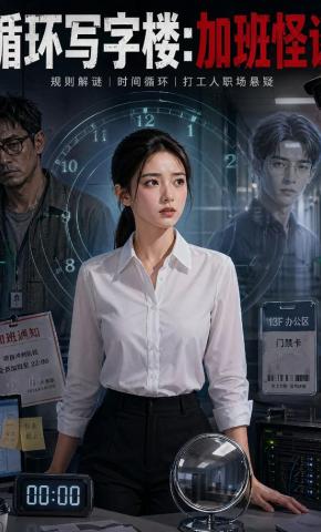 短剧《循环写字楼：加班怪谈》海报