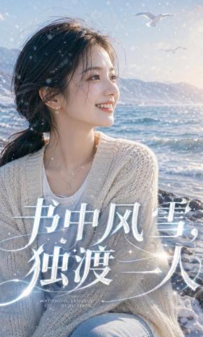 短剧《书中风雪，独渡一人》海报