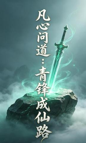 短剧《凡心问道：青锋成仙路》海报