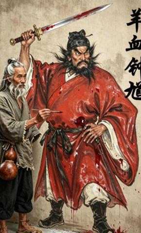 短剧《羊血钟馗》海报