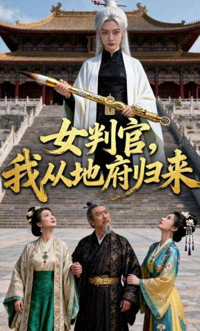 短剧《女判官：我从地府归来》海报