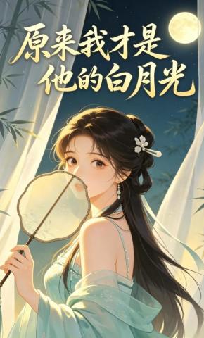 短剧《原来我才是他的白月光》海报