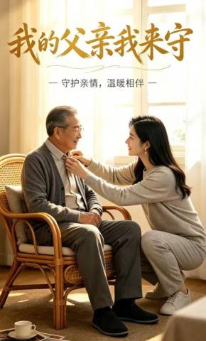 短剧《我的父亲我来守》海报