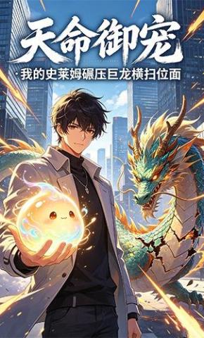 短剧《天命御宠：我的史莱姆碾压巨龙横扫位面》海报