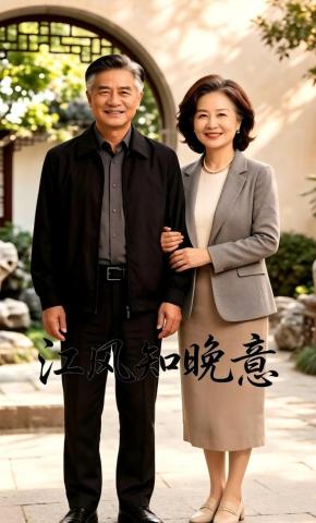 短剧《江风知晚意》海报