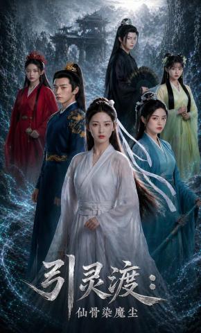 短剧《引灵渡：仙骨染魔尘》海报