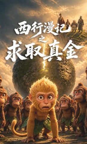 短剧《西行漫记之求取真金》海报