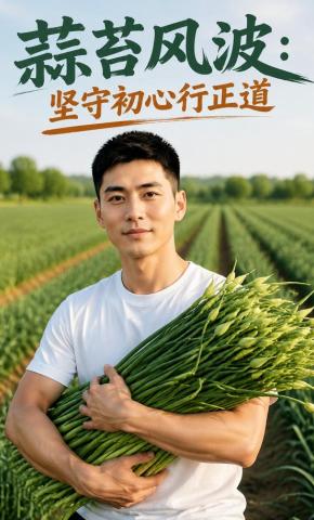 短剧《蒜苔风波：坚守初心行正道》海报