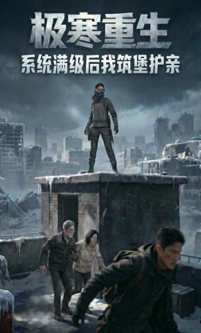 短剧《极寒重生：系统满级后我筑堡护亲》海报