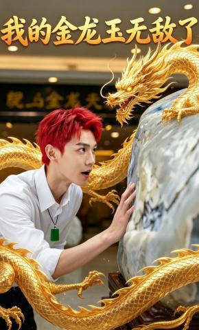 短剧《我的金龙玉无敌了》海报