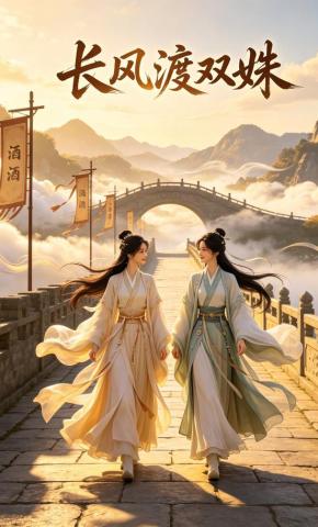 短剧《长风渡双姝》海报