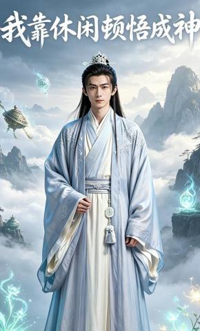 短剧《我靠休闲顿悟成神》海报