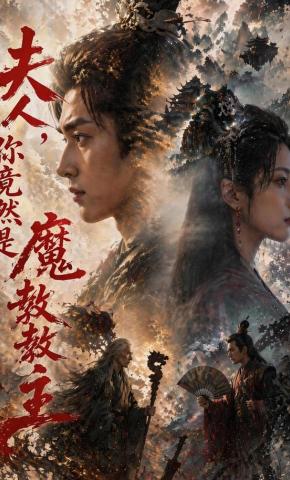短剧《夫人，你竟然是魔教教主》海报