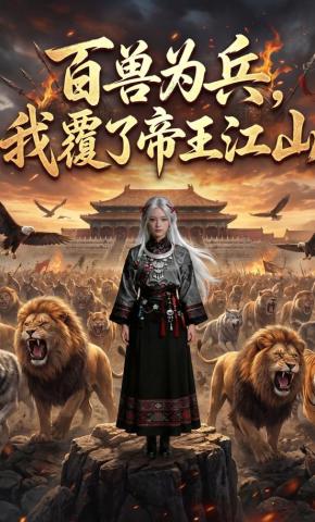 短剧《百兽为兵，我覆了帝王江山》海报