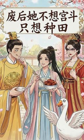 短剧《废后她不想宫斗,只想种田》海报