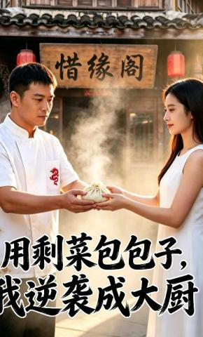 短剧《用剩菜包包子，我逆袭成大厨》海报