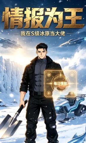 短剧《情报为王：我在S级冰原当大佬》海报