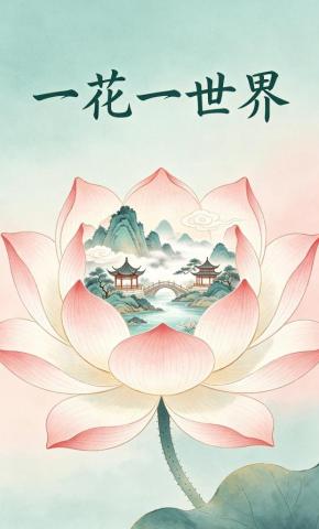 短剧《一花一世界》海报