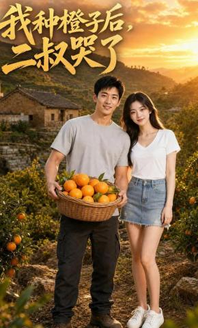 短剧《我种橙子后，二叔哭了》海报
