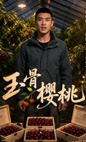 短剧《玉骨樱桃》海报