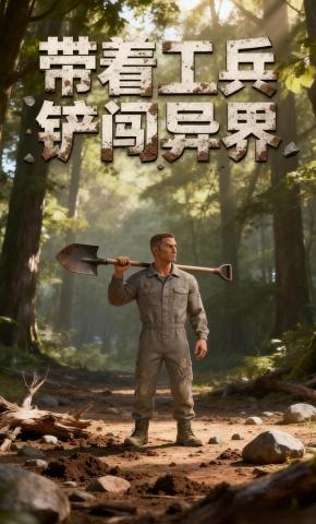 短剧《带着工兵铲闯异界》海报