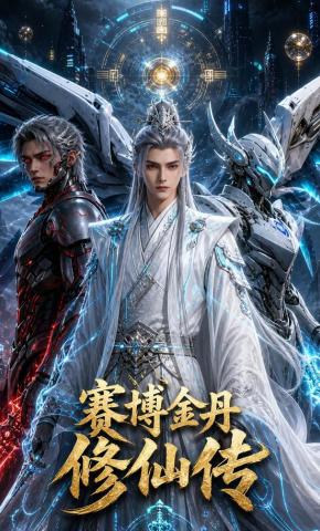 短剧《赛博金丹修仙传》海报