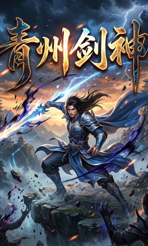 短剧《青州剑神》海报