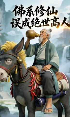 短剧《佛系修仙误成绝世高人》海报