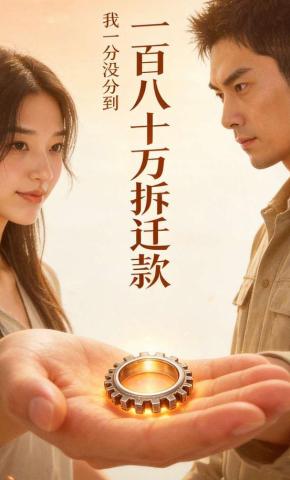 短剧《一百八十万拆迁款，我一分没分到》海报
