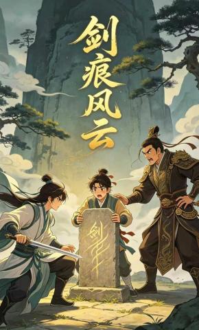短剧《剑痕风云》海报