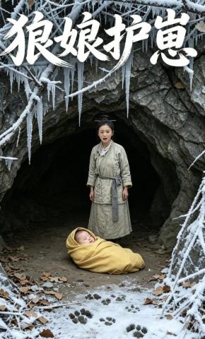 短剧《狼娘护崽》海报