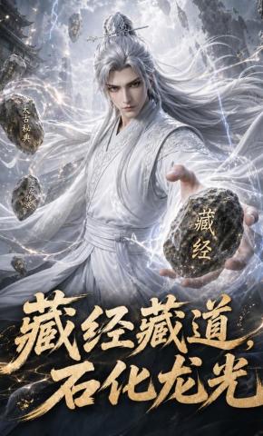 短剧《藏经藏道，石化龙光》海报