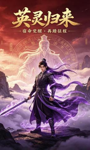 短剧《英灵归来》海报